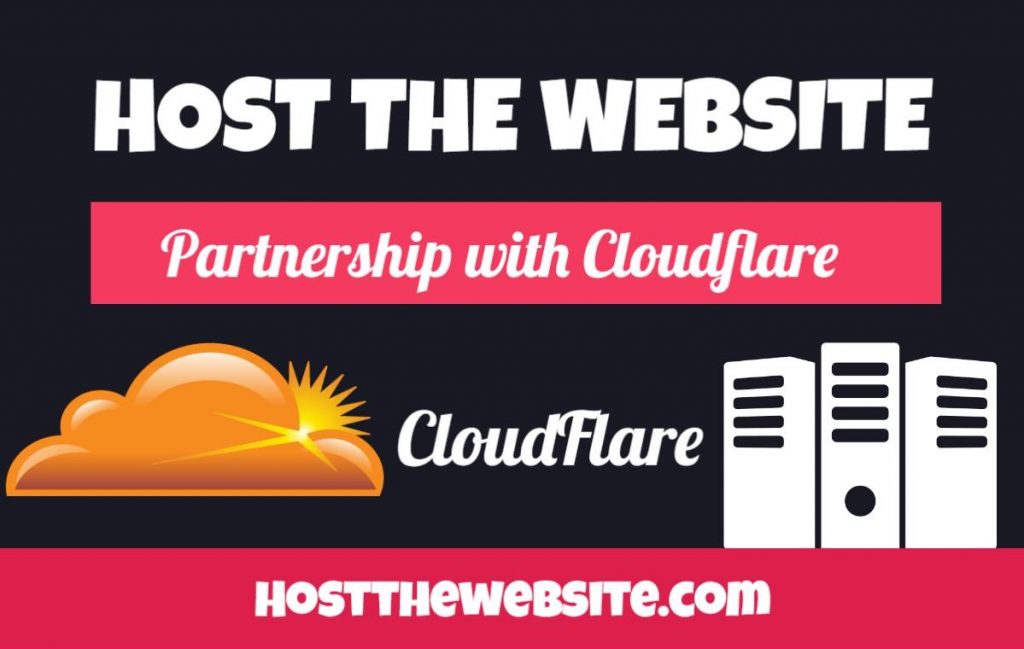 Clouflare partnership Hostthewebsite